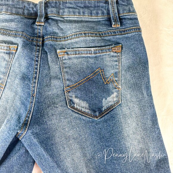 Max Jeans Denim Bermuda Shorts Blue - Picture 8 of 8
